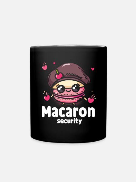 Macaron-liebhaber Macaron Baker - Tasse einfarbig - Schwarz
