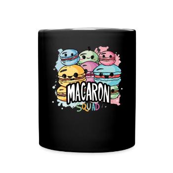 Macaron lovers Macaron Baker - Full Colour Mug - black - Front