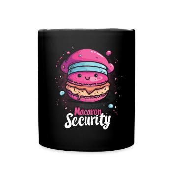 Macaron lovers Macaron Baker - Full Colour Mug - black - Front