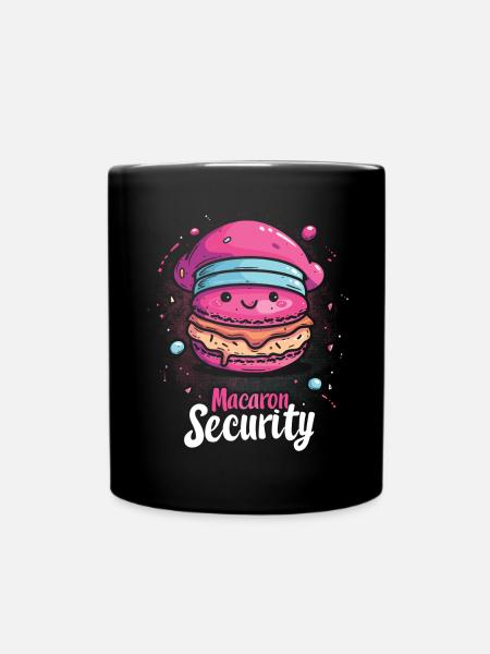 Macaron-liebhaber Macaron Baker - Tasse einfarbig - Schwarz