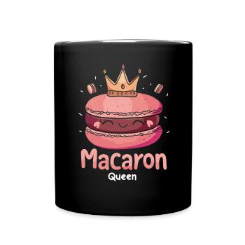 Macaron lovers Macaron Baker - Full Colour Mug - black - Front