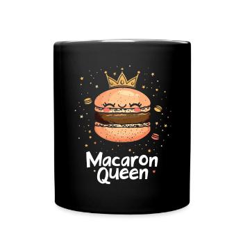 Macaron lovers Macaron Baker - Full Colour Mug - black - Front