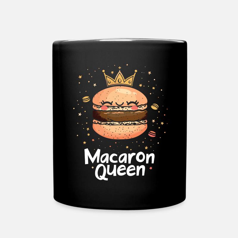 Macaron-liebhaber Macaron Baker - Tasse einfarbig - Schwarz
