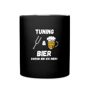 Tuning & Bière C’est pourquoi je suis ici en train de dire - Mug uni - noir - Devant