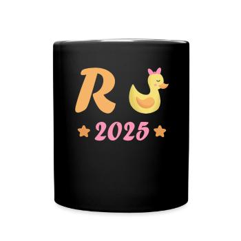 Canard Pension 2025 Pension Retraite Grand-père Mamie Retraité - Mug uni - noir - Devant