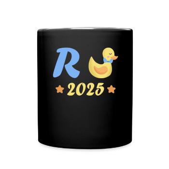 Duck Pension 2025 Pension Retirement Grandpa Grandma Pensioner - Full Colour Mug - black - Front