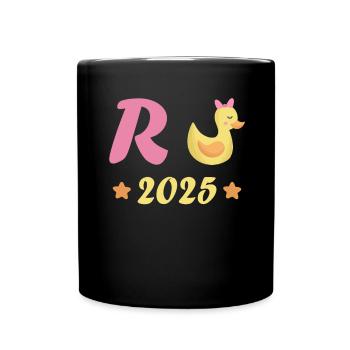 Duck Pension 2025 Pension Retirement Grandpa Grandma Pensioner - Full Colour Mug - black - Front