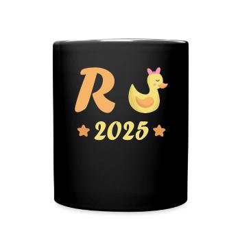 Duck Pension 2025 Pension Retirement Grandpa Grandma Pensioner - Full Colour Mug - black - Front
