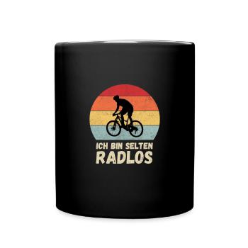 Je suis sans roues drôle en disant vélo - Mug uni - noir - Devant