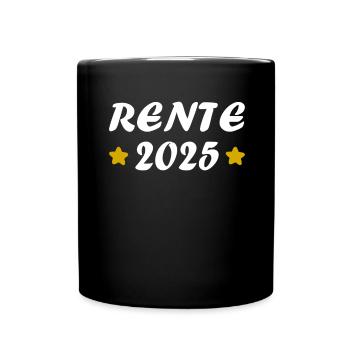 Pension 2025 Cadeau Pension 2025 Retraite Papy Mamie - Mug uni - noir - Devant