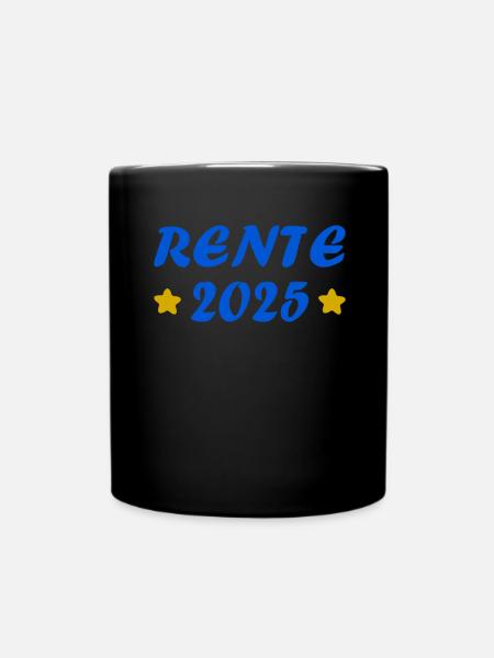 Pension 2025 Cadeau Pension 2025 Retraite Papy Mamie - Mug uni - noir
