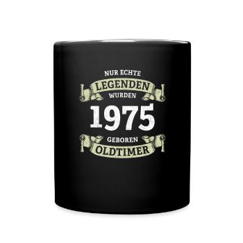 De vraies légendes sont nées en 1975 pour son 50e anniversaire - Mug uni - noir - Devant