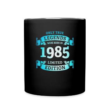 Real Legends Were Born In 1985 40th Birthday - Full Colour Mug - black - Front