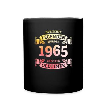 De vraies légendes sont nées en 1965 pour son 60e anniversaire - Mug uni - noir - Devant