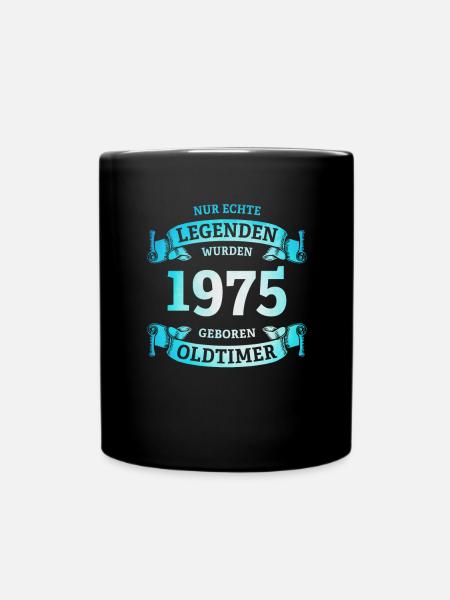 De vraies légendes sont nées en 1975, 50e anniversaire - Mug uni - noir