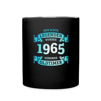 De vraies légendes sont nées en 1965, 60e anniversaire - Mug uni - noir - Devant