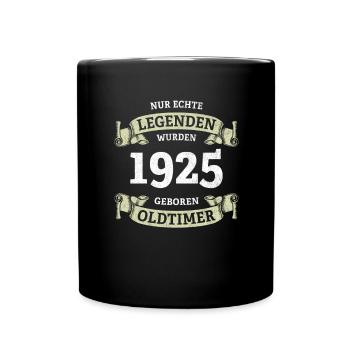 Real legends were born in 1925 100th birthday - Full Colour Mug - black - Front