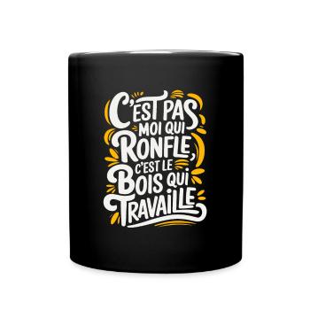 C'est Pas Moi Qui Ronfle - Mug uni - noir - Devant