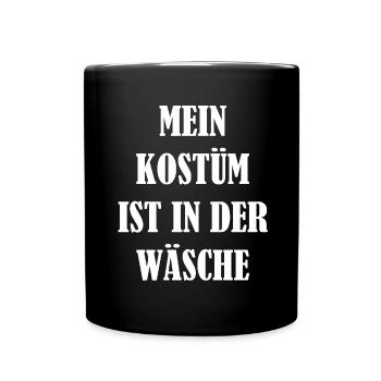 Costume de Carnaval Cadeau Femme Carnaval Carnaval - Mug uni - noir - Devant