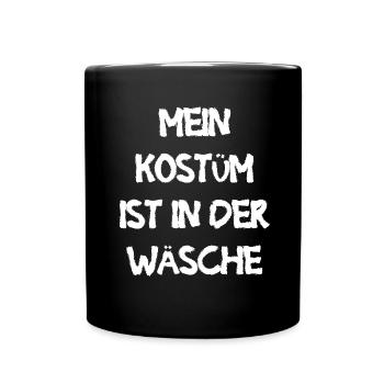 Costume de Carnaval Cadeau Femme Carnaval Carnaval - Mug uni - noir - Devant