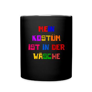 Costume de Carnaval Cadeau Femme Carnaval Carnaval - Mug uni - noir - Devant