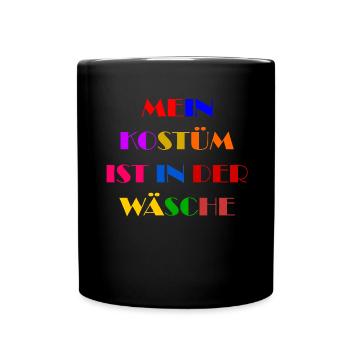 Costume de Carnaval Cadeau Femme Carnaval Carnaval - Mug uni - noir - Devant