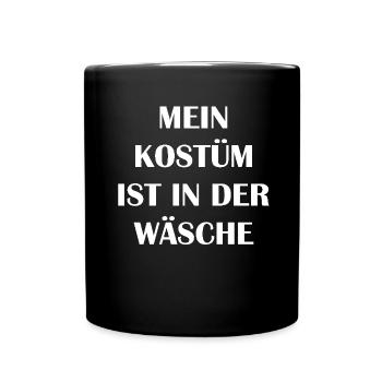 Costume de Carnaval Cadeau Femme Carnaval Carnaval - Mug uni - noir - Devant