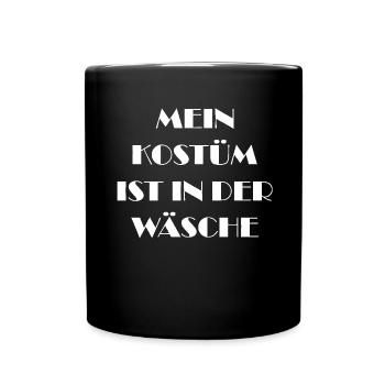 Costume de Carnaval Cadeau Femme Carnaval Carnaval - Mug uni - noir - Devant