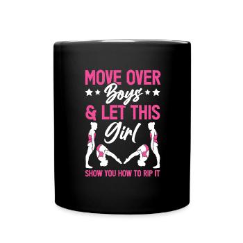 Water Sports Springboard Diver - Full Colour Mug - black - Front