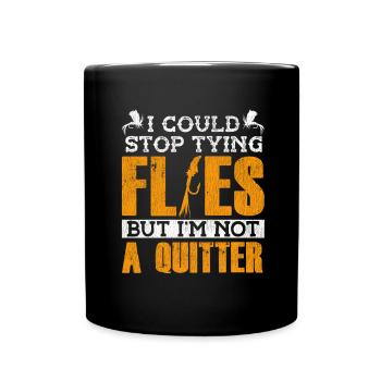 Montage de mouches Pêche à la mouche - Mug uni - noir - Devant