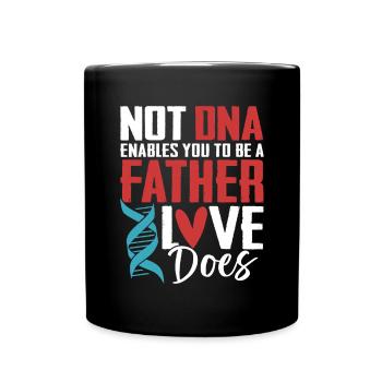 Funny Adoption Dad Appreciation Foster Care - Full Colour Mug - black - Front