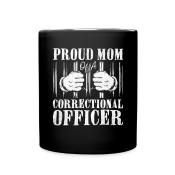 Loi sur l’appréciation de la maman agente de services correctionnels - Mug uni - noir - Devant