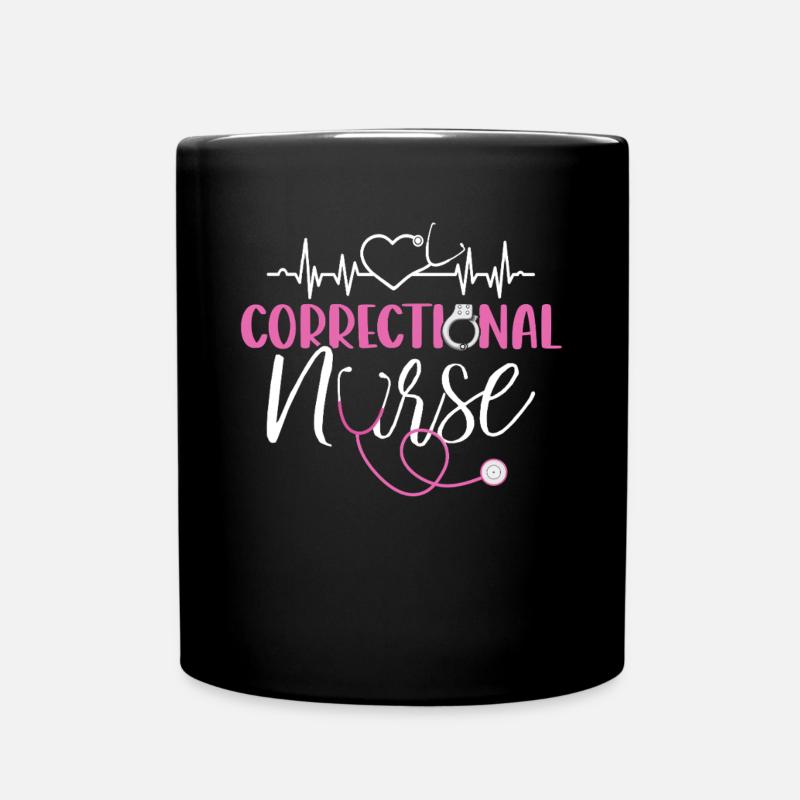 Appréciation de l’infirmière correctionnelle Infirmière de prison - Mug uni - noir