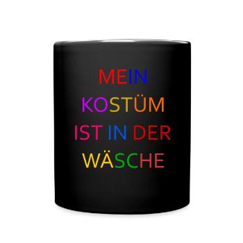 Costume de Carnaval Cadeau Femme Carnaval Carnaval - Mug uni - noir - Devant