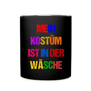 Costume de Carnaval Cadeau Femme Carnaval Carnaval - Mug uni - noir - Devant