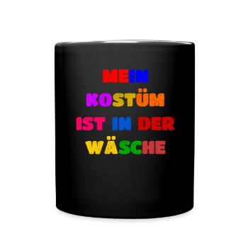 Costume de Carnaval Cadeau Femme Carnaval Carnaval - Mug uni - noir - Devant
