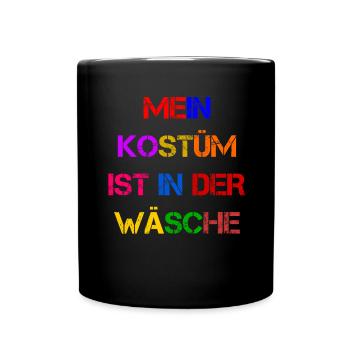 Costume de Carnaval Cadeau Femme Carnaval Carnaval - Mug uni - noir - Devant
