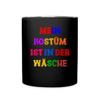 Costume de Carnaval Cadeau Femme Carnaval Carnaval - Mug uni - noir - Devant