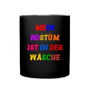 Costume de Carnaval Cadeau Femme Carnaval Carnaval - Mug uni - noir - Devant