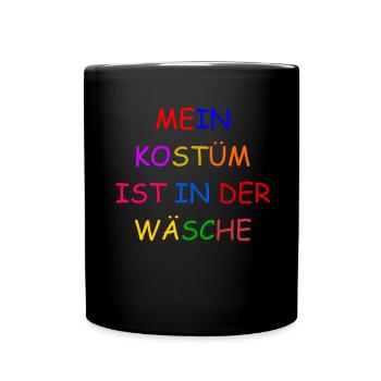 Costume de Carnaval Cadeau Femme Carnaval Carnaval - Mug uni - noir - Devant
