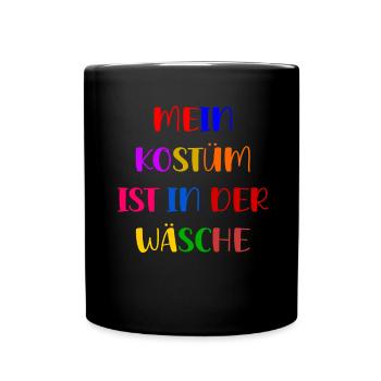 Costume de Carnaval Cadeau Femme Carnaval Carnaval - Mug uni - noir - Devant