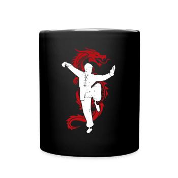 Drôle Kung Fu Combat Sport de combat Chinois - Mug uni - noir - Devant