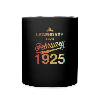 100ème Anniversaire Légendaire Février 1925 Volume 25 - Mug uni - noir - Devant