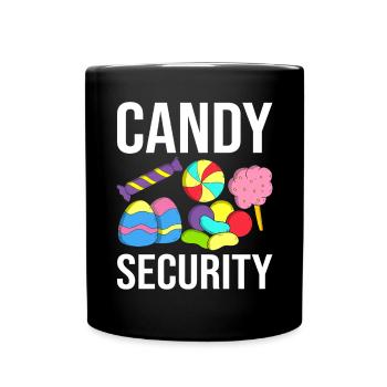 Bonbons Sécurité Drôle Bonbons Confiserie Sucré - Mug uni - noir - Devant
