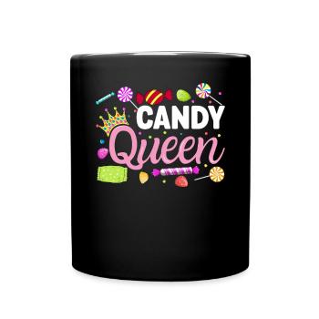 Candy Queen Confiserie Drôle Sweet Tooth Candy - Mug uni - noir - Devant
