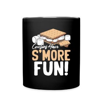 Smores à la guimauve Crackers drôles de cousins Graham - Mug uni - noir - Devant