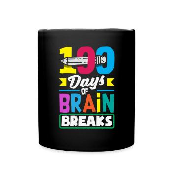 Schule Psych Berater Psychologie - Tasse einfarbig - Schwarz - Vorne