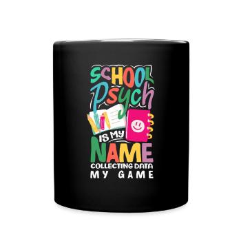 Schule Psych Berater Psychologie - Tasse einfarbig - Schwarz - Vorne