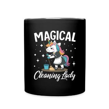 Femme de ménage Femme de ménage Femme de ménage drôle Nettoyeur - Mug uni - noir - Devant
