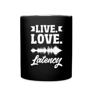 Funny Audiovisual Technician AV Tec - Full Colour Mug - black - Front